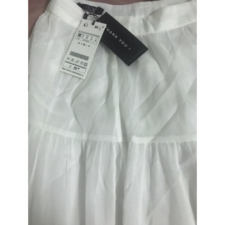 Chân váy tầng cchat size M newtag
