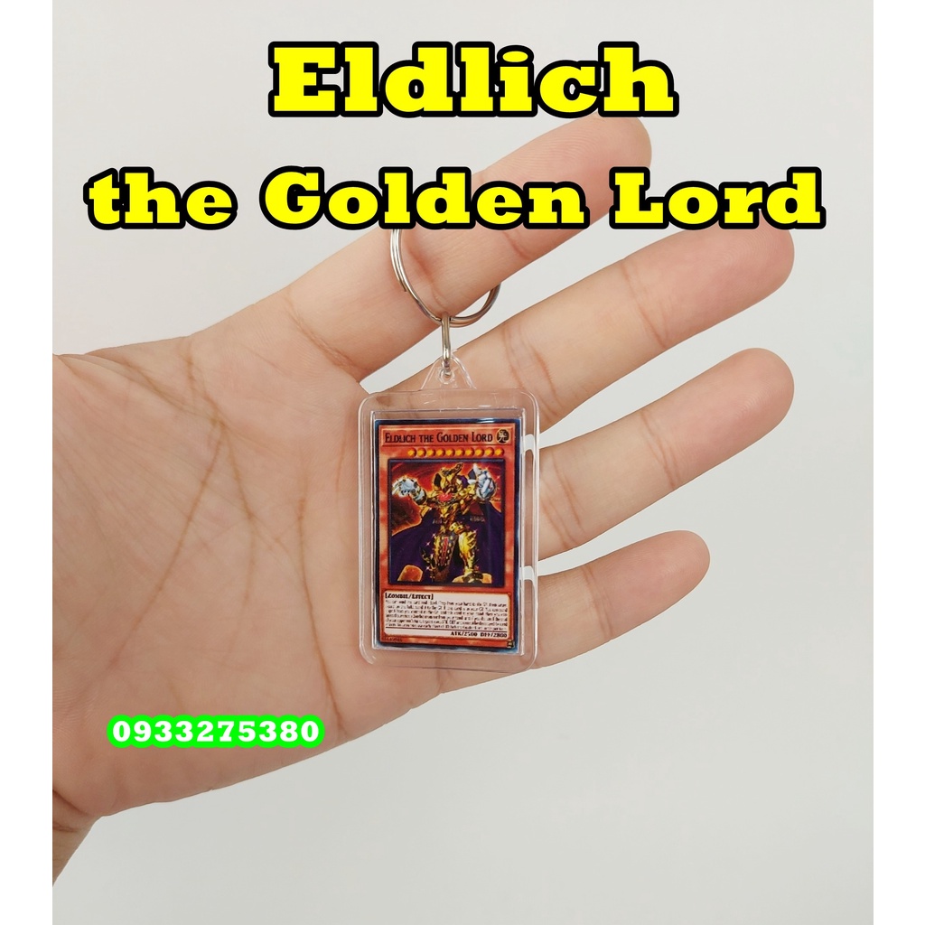 Móc khóa Yugioh - Eldlich the Golden Lord