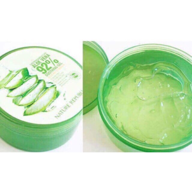 gel dưỡng ẩm lô hội nature republic soothing and moisture aloe vera 92% 300ml