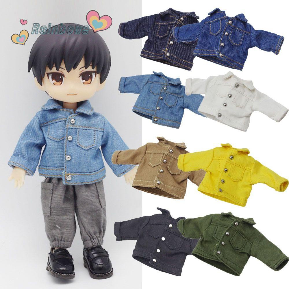 Áo Tay Dài Màu Cầu Vồng Thời Trang Cho Búp Bê Tỉ Lệ 1 / 11 1 / 12