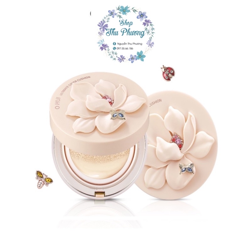 Hộp chính phấn nước Ohui Ultimate Cover Cushion Moisture bản limited  ( tách set )