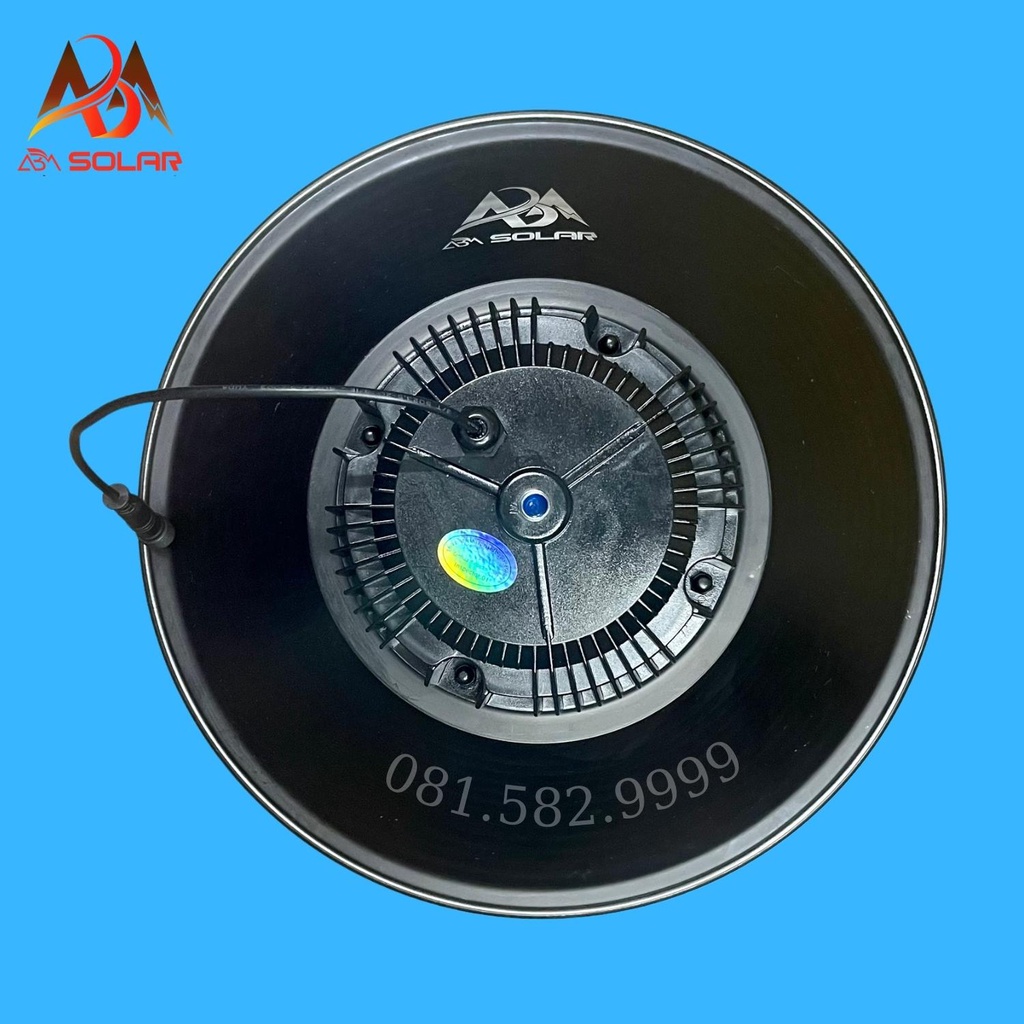 [300w] Đèn Treo Trần Năng Lượng Mặt Trời, Công Suất 300W, Sáng 3 Màu LED, Chiếu Sáng Trong Nhà- ABM SOLAR