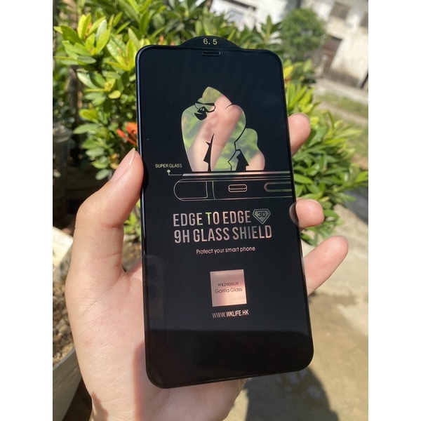KÍNH CƯỜNG LỰC IPHONE FULL MÀN-CHÍNH HÃNG KINGKONG- TRONG SUỐT- HẠN CHẾ BÁM VÂN TAY- IPHONE 6 ĐẾN 12PROMAX