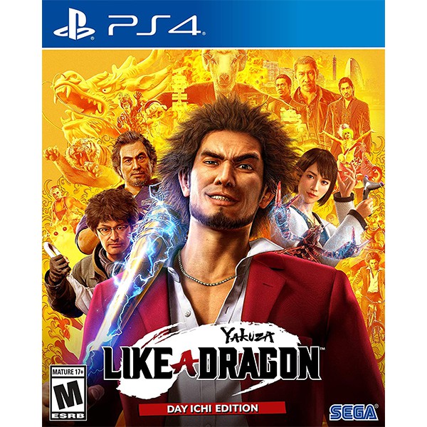 Đĩa Game PS4 Mới - Yakuza: Like A Dragon (Day Ichi Steelbook Edition)