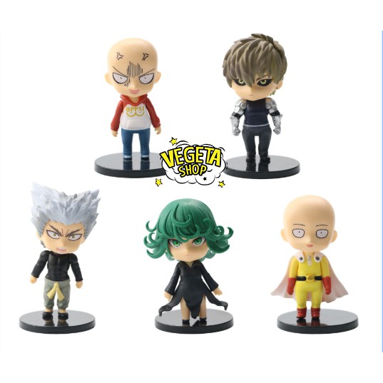 Mô hình One Punch Man - Các mô hình nhân vật One Punch Man - Saitama Genos Tatsumaki Garou tự chọn - Cao 11cm