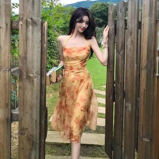 Đầm voan in họa tiết cô gái thời trung cổ 29 cho nữ