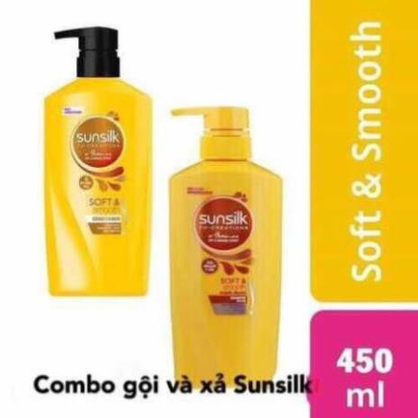 Combo 2 Chai Dầu Gội + Xả  Sunsilk 450ml Thái Lan - Combo Sunsilk 2