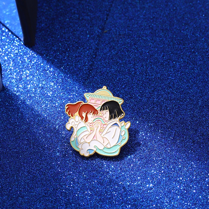 Ghim Cài Áo Kim Loại Hình Nhân Vật Vô Diện Phim Spirited Away