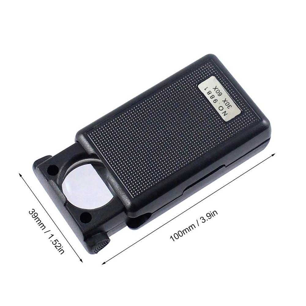 Kính Hiển Vi Mini Bỏ Túi Có Đèn LED Tiện Dụng