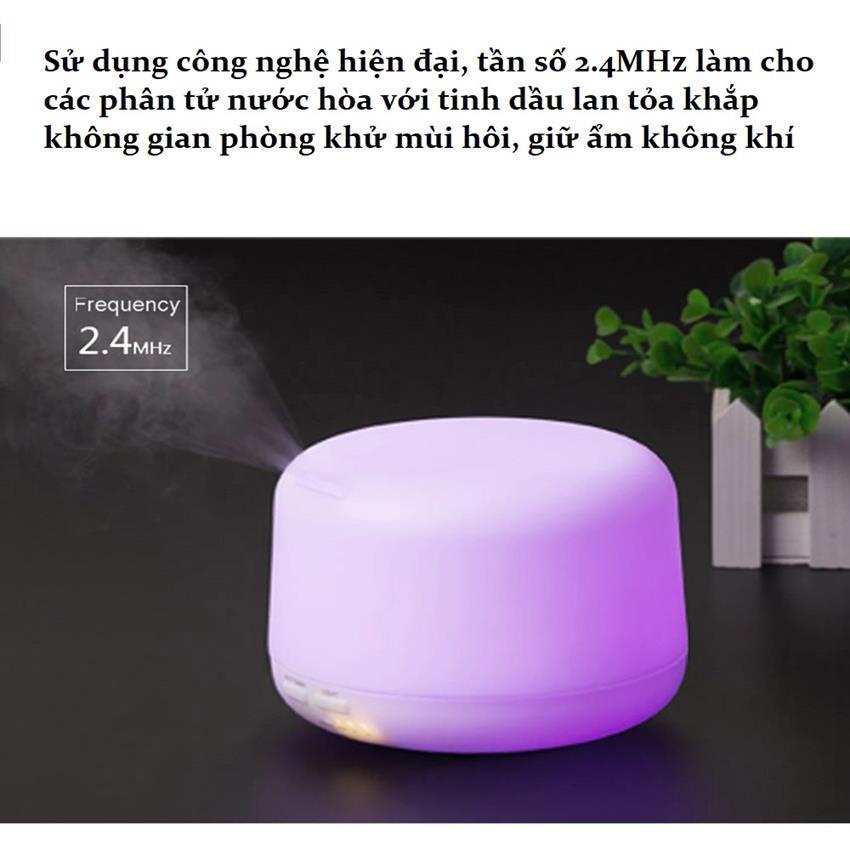 Máy Khuếch Tán Tinh Dầu Benice Aroma Difuser Diffuser A770 - Có Điều Khiển, Đèn Led Đổi Màu Độc Đáo, Giữ Ẩm