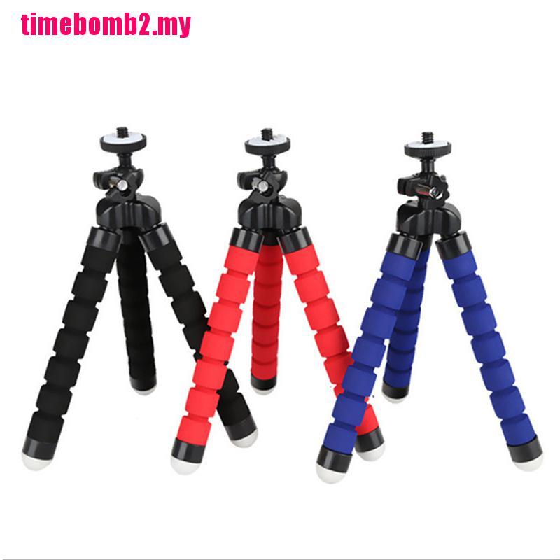 Chân Tripod Mini Linh Hoạt + Giá Đỡ Điện Thoại + Điều Khiển Từ Xa Cho Iphone