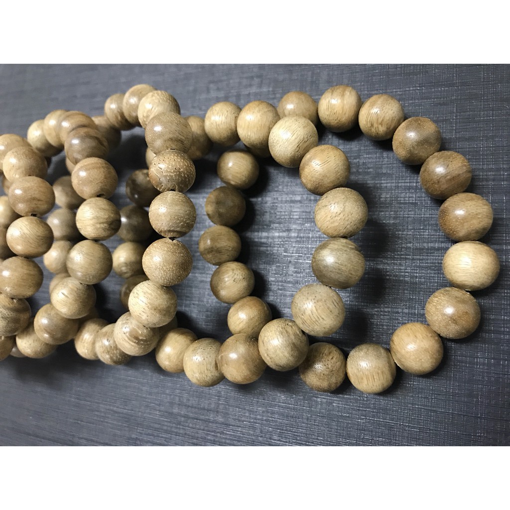 Vòng tay trầm hương chuỗi trầm hương thật đeo tay size 8-10 li