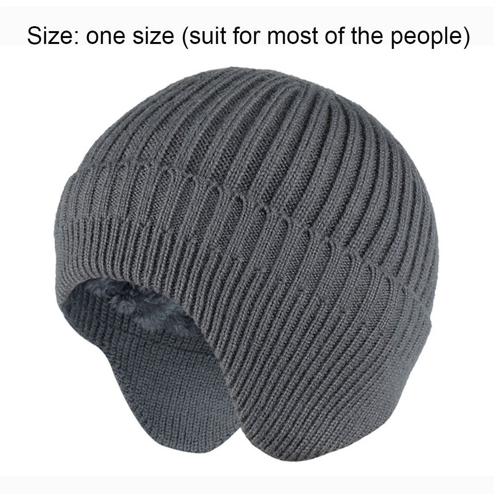 Mũ len trùm đầu giữ ấm mùa đông nhiều màu sắc tùy chọn cho nam