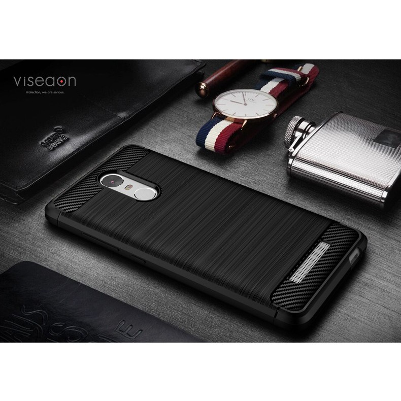 Ốp lưng Xiaomi Redmi Note 3 dẻo chống sốc Đen