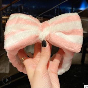 Băng đô cài tóc vải nhung mềm mại đáng yêu xinh xắn