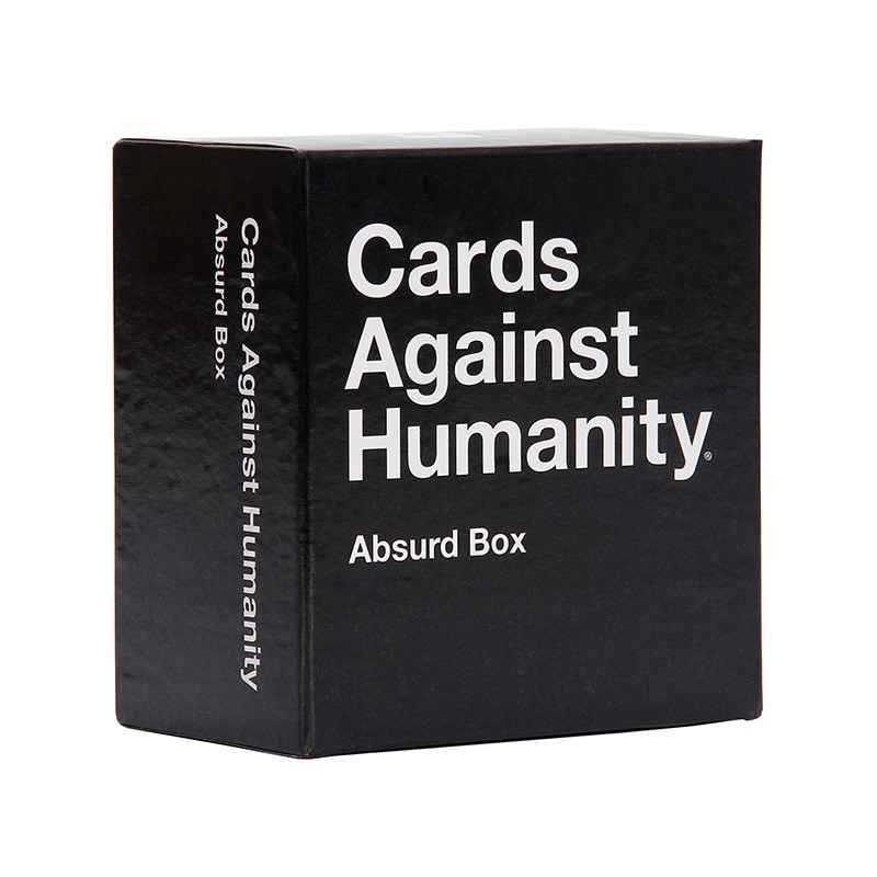 Hộp thẻ bài Chống lại nhân loại Cards Against Humanity Absurd Box bằng ABS dành cho người lớn và trẻ em
