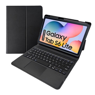 Ốp da có bàn phím cho Samsung Galaxy Tab S6 Lite 10.4 Sm-P610 Sm-P615