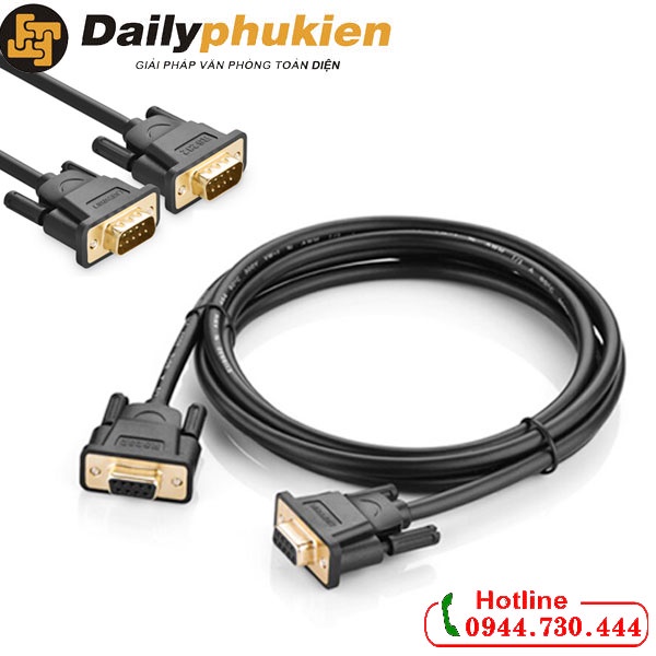 Dây nối Com 2 đầu đực 9 chân 5m UGREEN 20156 dailyphukien