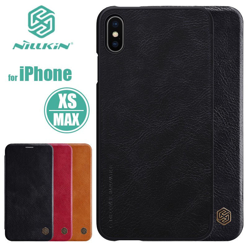 BAO DA IPHONE XS MAX NILLKIN QIN CHÍNH HÃNG