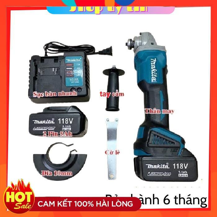 [Hàng Xịn] Máy mài pin Makta 118V sử dụng đá mài đá cắt 100