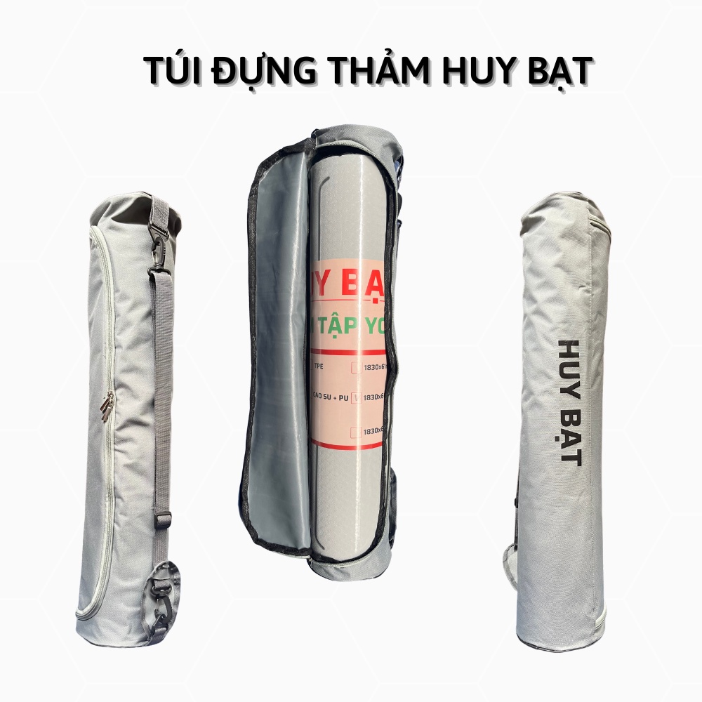 Túi Đựng Thảm Yoga Pu Huy Bạt Chất Liệu Vải Dù Bền Chắc Chịu Lực Hơn 5kg Bên Trong Túi Đựng Thảm Yoga Phủ Lớp Chống Nước