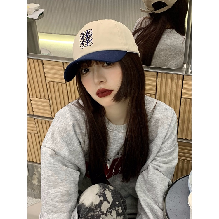 Nón Lưỡi Trai Chống Nắng Thêu Chữ Phong Cách Hàn Quốc Thời Trang Cho Nữ