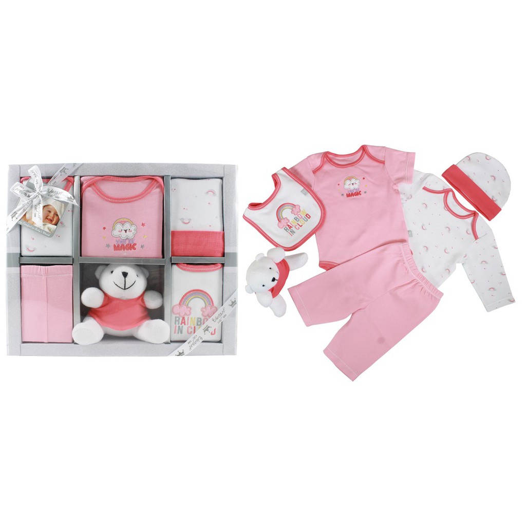 Set quà tặng sơ sinh cao cấp 6 chi tiết - Lovekids