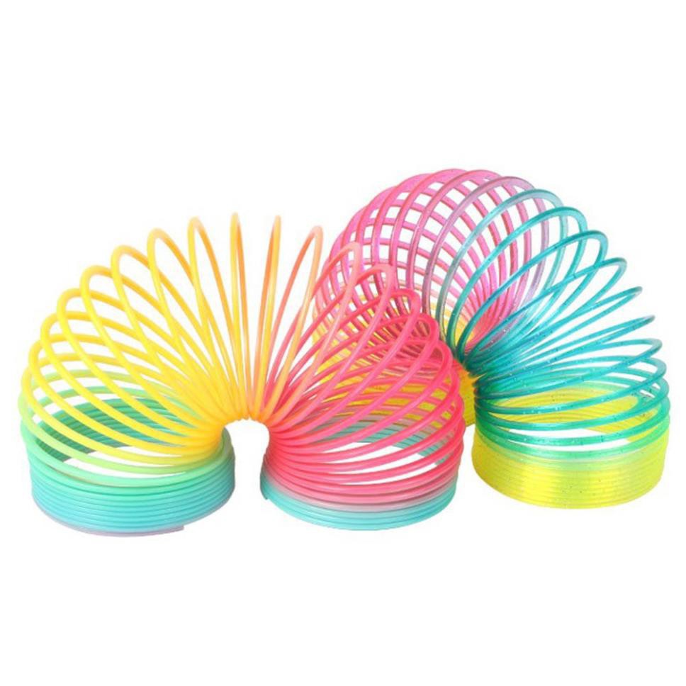 HOAPHONG Đồ Chơi Lò Xo Cầu Vồng Vòng Cầu Vồng Xoắn Ốc Slinky 8.7 x 9 cm Nhiều Màu Sắc (Tự Chọn) foxgame.vn MHB1