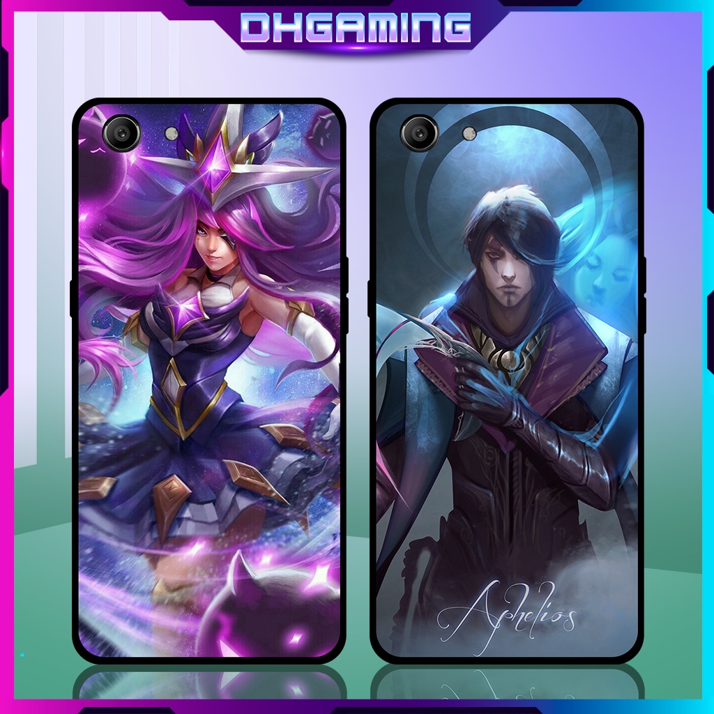 Ốp lưng điện thoại OPPO A71 - A83 in hình game liên minh Syndra Vệ Binh Tinh Tú & Aphelios 2 - DH Gaming