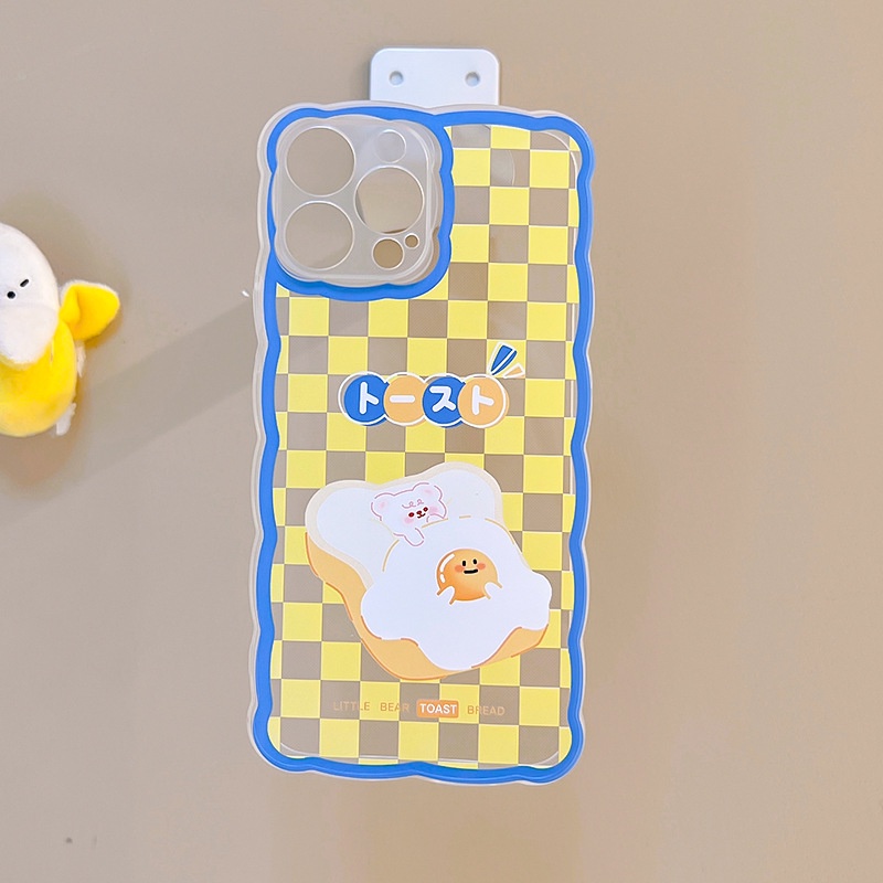 Ốp Điện Thoại Trong Suốt Họa Tiết Bảng Vẽ Hoạt Hình Cho Iphone 13Pro 12 11 xs 6 7 8 14