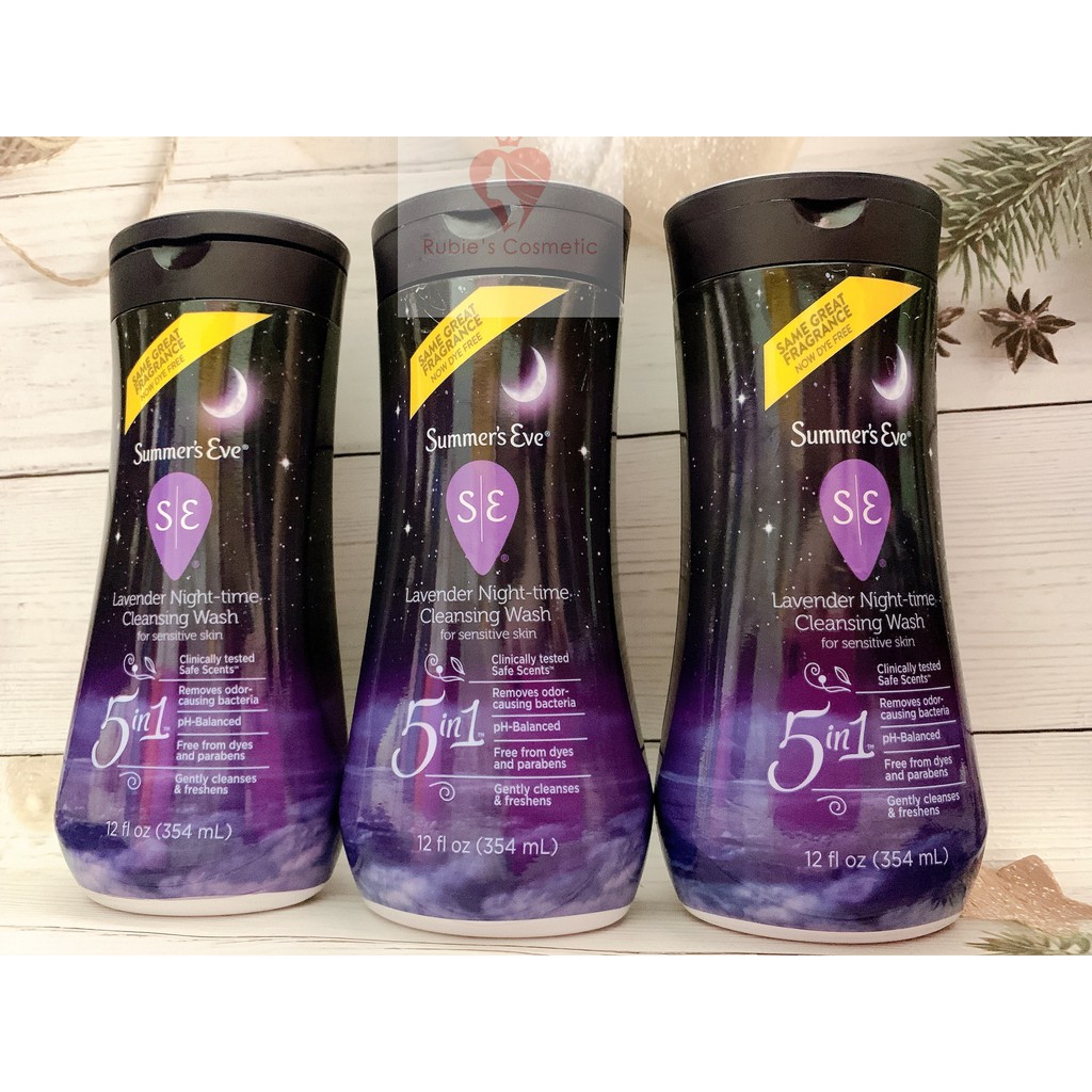 Dung dịch vệ sinh Summer's Eve Lavender Night-time Cleansing Wash