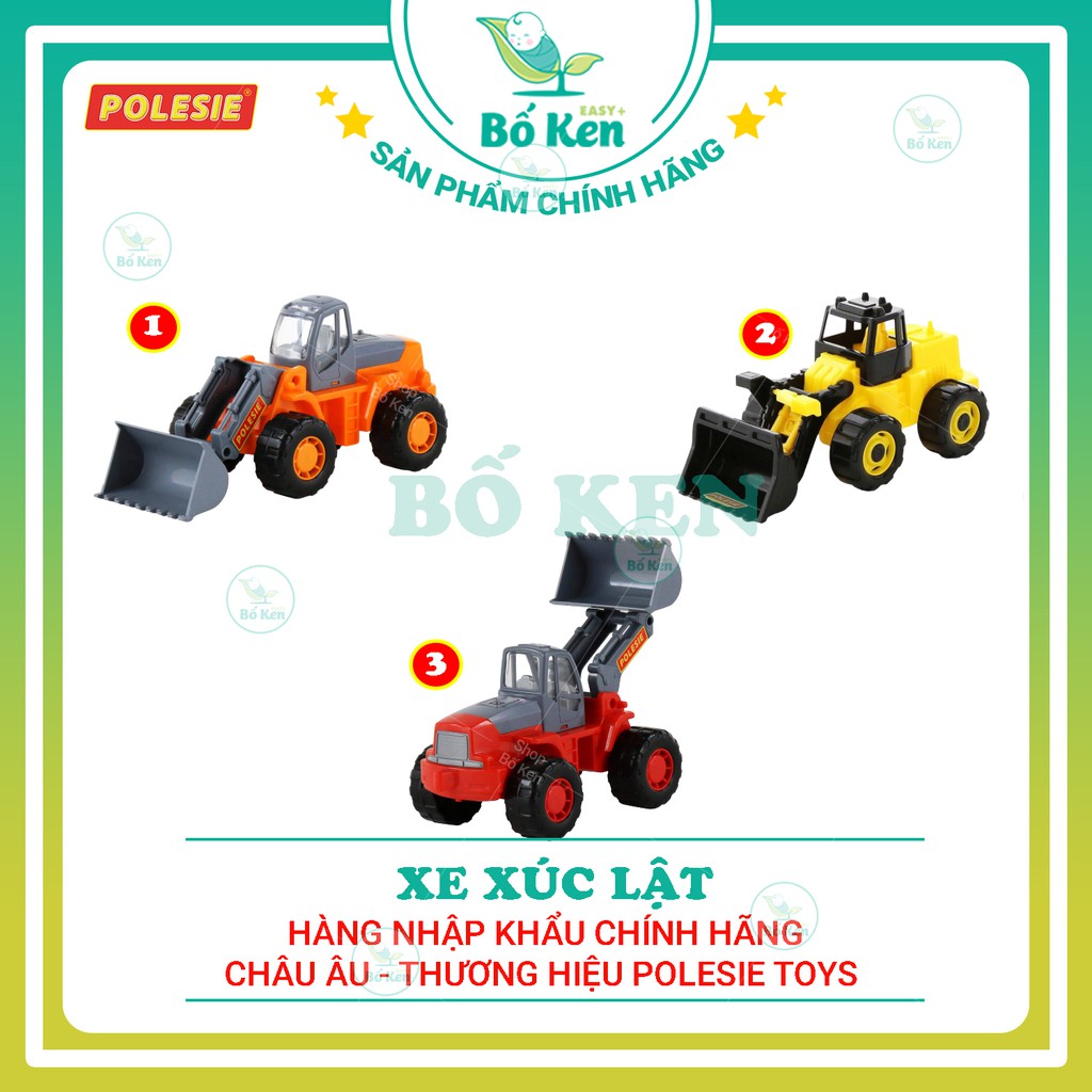 Shop Bố Ken Xe xúc Lật Craft Đồ Chơi Cao Cấp[Hàng Nhập Khẩu Chính Hãng Châu Âu Mã số: 57976 - Thương Hiệu Polesie Toys]