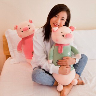 Lợn Dài 4C - Gối Ôm, Gấu Ôm Cao Cấp - Kích Thước 60cm- Được Xem Hàng Trước