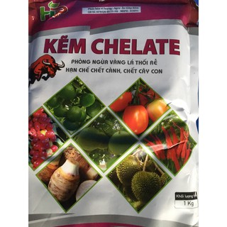 Phân bón vi lượng kẽm Chelate  gói 1kg