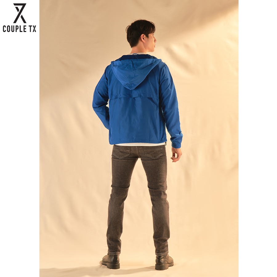 Áo khoác gió nam Couple TX vải dù 2 lớp cao cấp phối lưng chống nước chống bụi MOP 1008