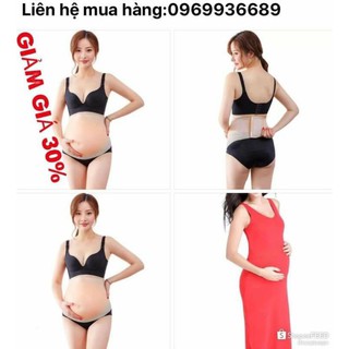 Bụng Bầu Giả Silicone tháng 6,7