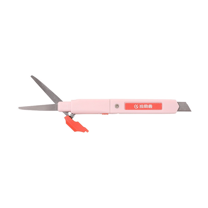 Dao kéo cắt giấy cầm tay 2 đầu 2 in 1