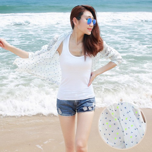 ✴✘☢[chống nắng thoáng khí] quần áo chống nữ mùa hè ngắn da học sinh phiên bản Hàn Quốc khoác