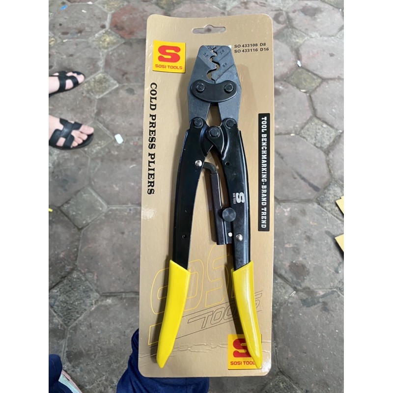 Kìm bấm cos, ép cốt 16L BOSI (hàng đẹp)