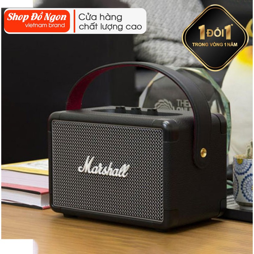 Loa Marshall Kilburn 2 NEW FULLBOX (BH 12 tháng 1 đổi 1).Thiết kế nhỏ gọn, bền, đẹp,Nghe nhạc thả ga với 20h hoạt động.