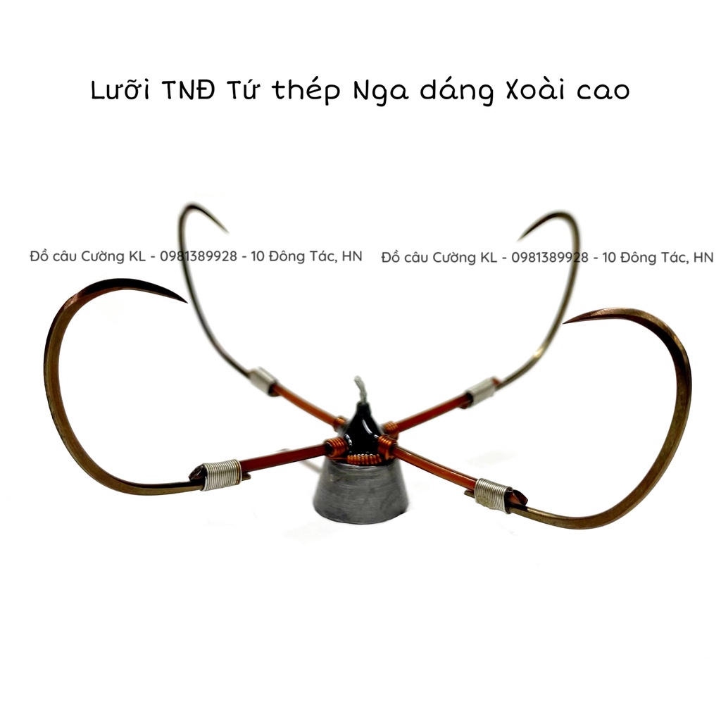 Lưỡi câu cá TNĐ các dáng Tam - Tứ - Lục