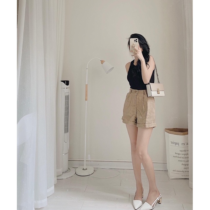 ( rẻ sập sàn ) áo croptop len tăm ba lỗ | BigBuy360 - bigbuy360.vn