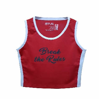 Áo croptop nữ After All, in chữ Break The Rules - A03-20