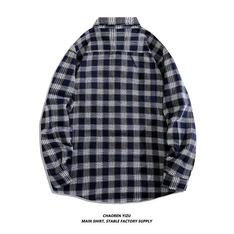 Áo Sơmi DàI Tay SọC Caro HàN QuốC Cho Nam Và Nữ