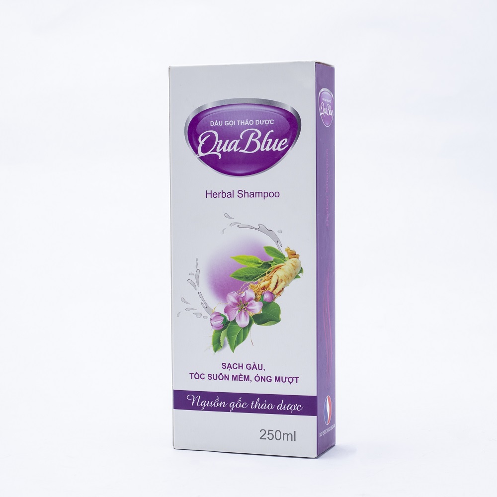 Dầu Gội Thảo Dược Sạch Gàu, Phục Hồi Tóc Hư Tổn Quablue Fobe- Chai 250ml