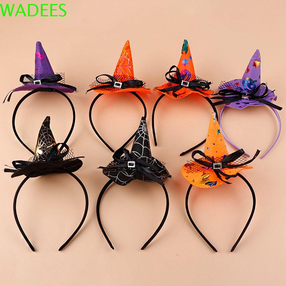 Cài Tóc Hình Nón Phù Thủy Hoạt Hình Hóa Trang Halloween