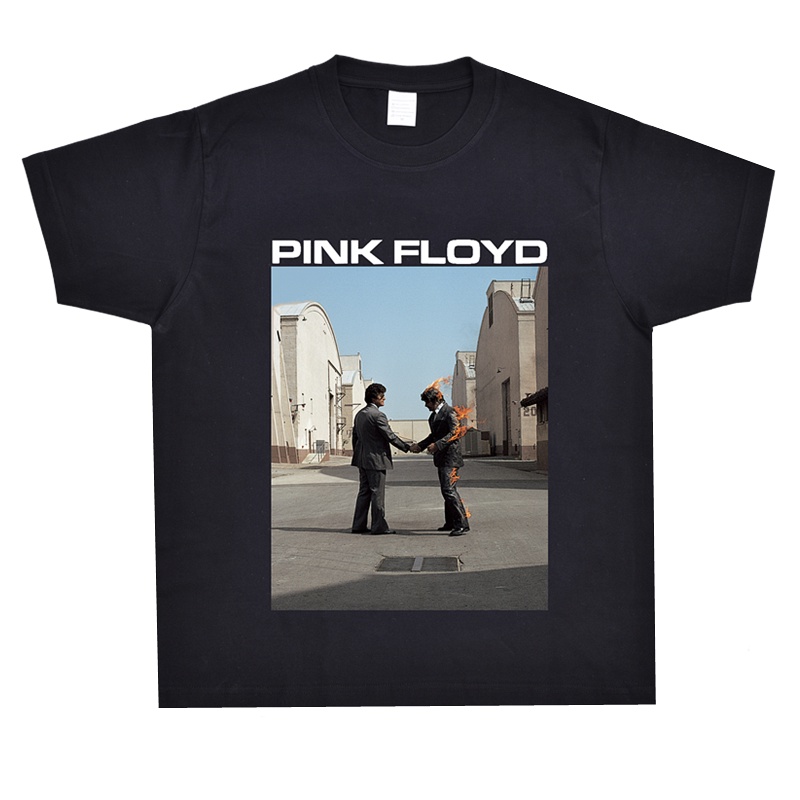 Áo thun tay ngắn in chữ Pink Floyd Wish You Were HerePink Freud Rock