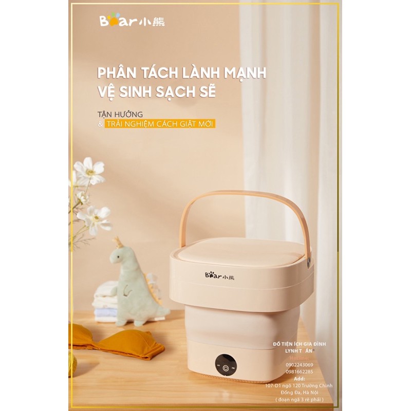 Máy giặt mini gấp gọn tiện ích Bear®️ Chính hãng giá tốt