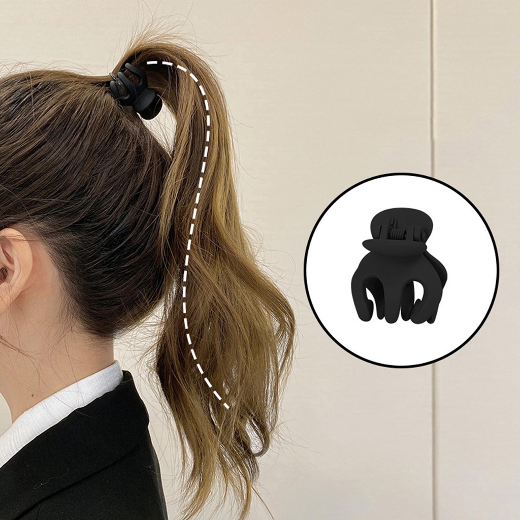 1 Kẹp Tóc Mini Màu Trơn Phong Cách Hàn Quốc Dễ Thương O8W9