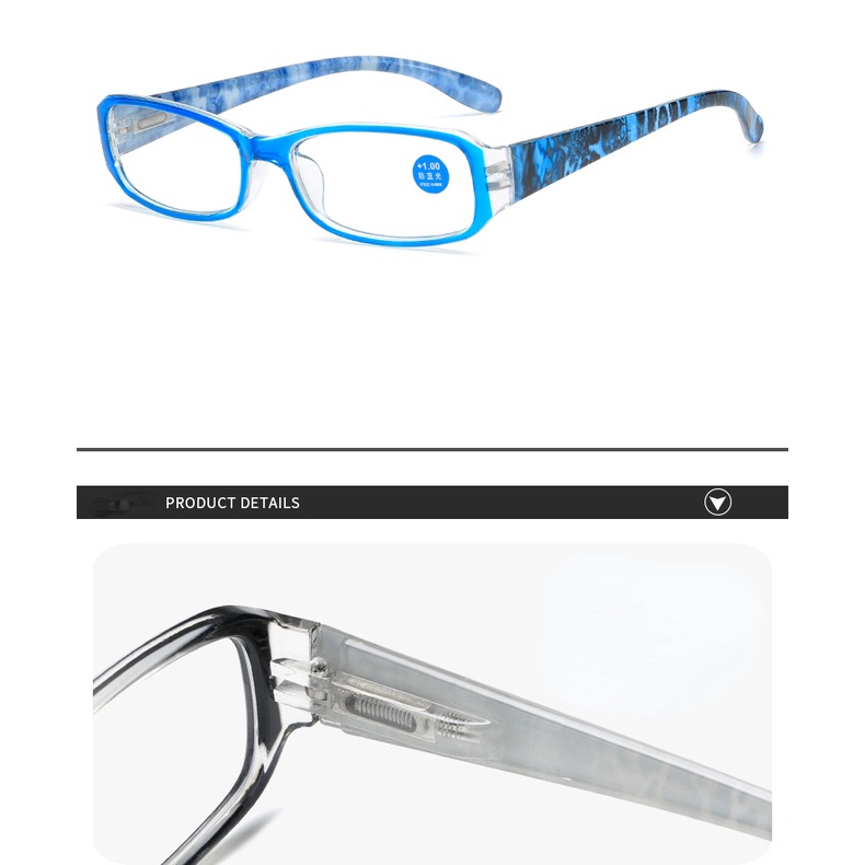 [+100°~+400°Kính Đọc Sách Chống Ánh Sáng Xanh Thiết Kế Thanh Lịch Thoải Mái Thời Trang Mùa Xuân Cho Nam Và Nữ